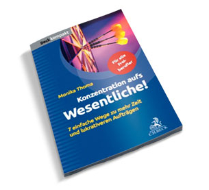 Buchcover Konzentration aufs Wesentliche